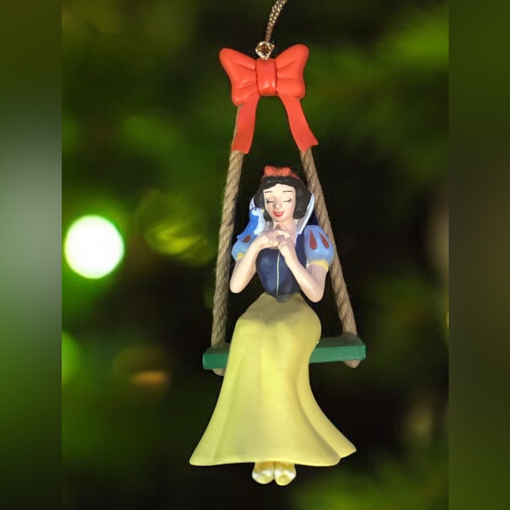 Disney Snow White Holiday Ornament - Red, Blue, Yellow